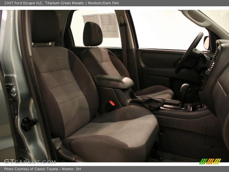 Titanium Green Metallic / Medium/Dark Flint 2007 Ford Escape XLS