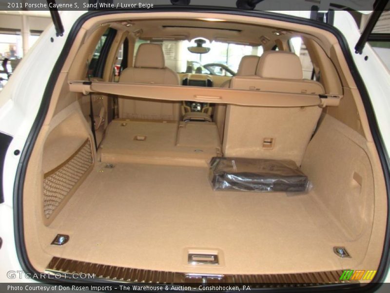 Sand White / Luxor Beige 2011 Porsche Cayenne S