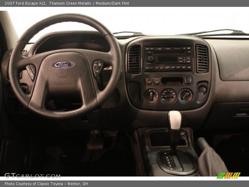 Titanium Green Metallic / Medium/Dark Flint 2007 Ford Escape XLS