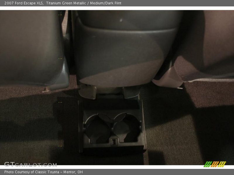 Titanium Green Metallic / Medium/Dark Flint 2007 Ford Escape XLS
