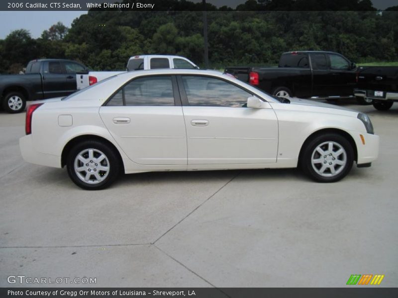 White Diamond / Ebony 2006 Cadillac CTS Sedan