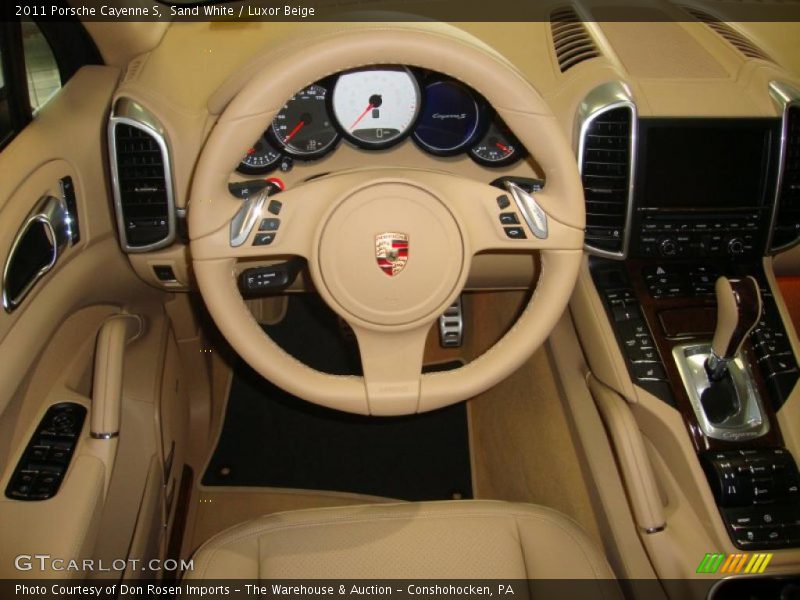 Sand White / Luxor Beige 2011 Porsche Cayenne S