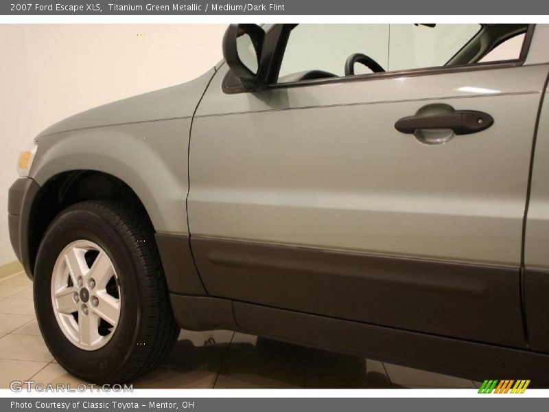 Titanium Green Metallic / Medium/Dark Flint 2007 Ford Escape XLS
