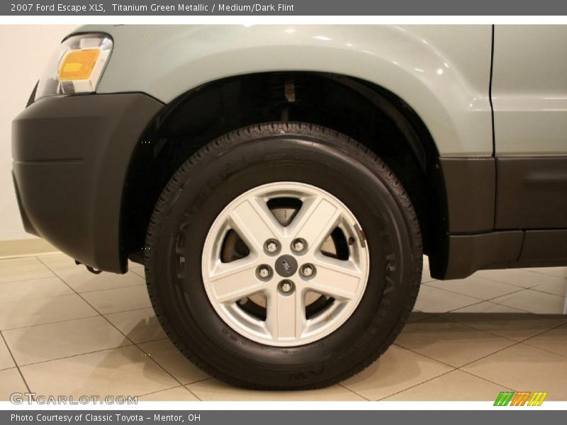 Titanium Green Metallic / Medium/Dark Flint 2007 Ford Escape XLS