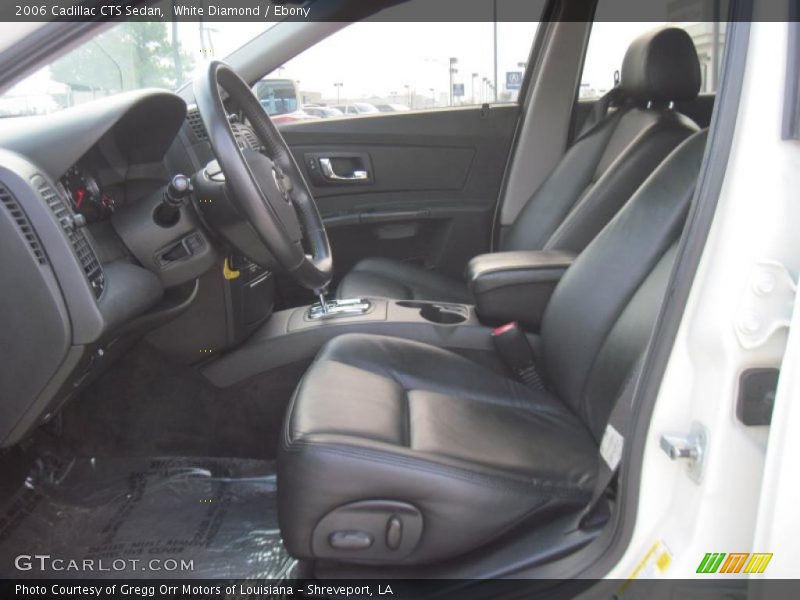 White Diamond / Ebony 2006 Cadillac CTS Sedan