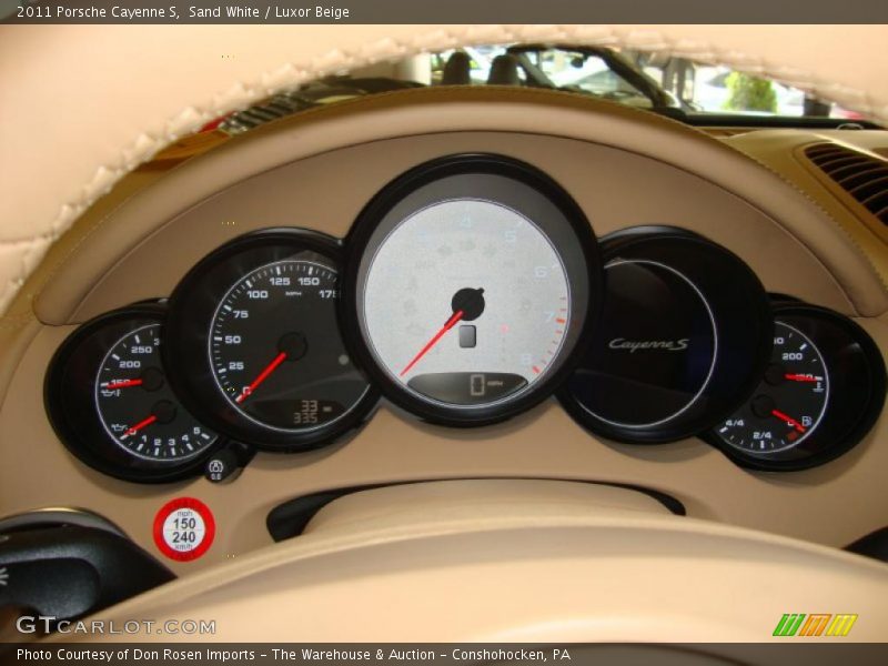 Sand White / Luxor Beige 2011 Porsche Cayenne S