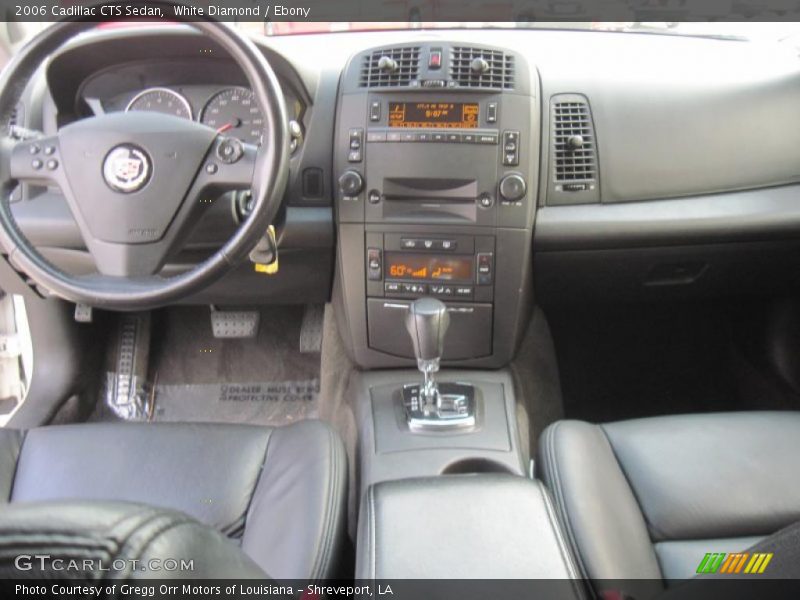White Diamond / Ebony 2006 Cadillac CTS Sedan