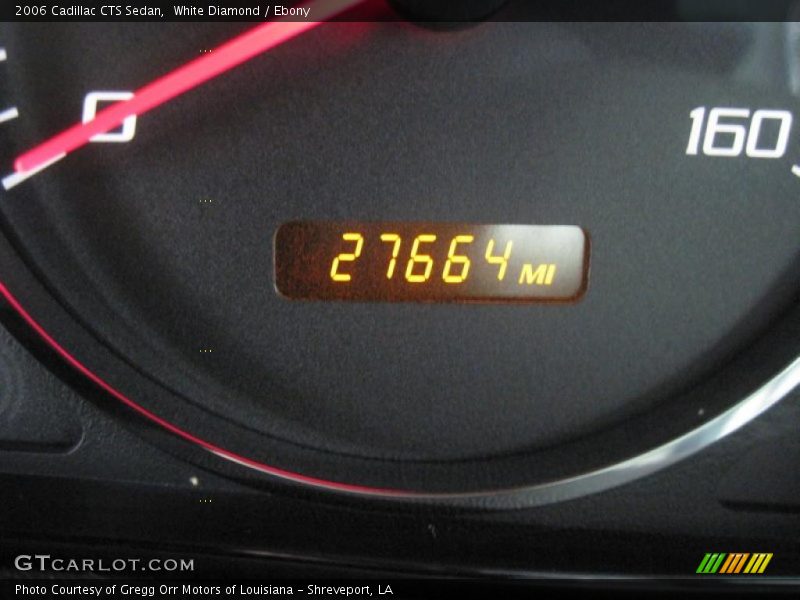 White Diamond / Ebony 2006 Cadillac CTS Sedan