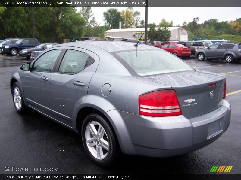 Silver Steel Metallic / Dark Slate Gray/Light Slate Gray 2008 Dodge Avenger SXT
