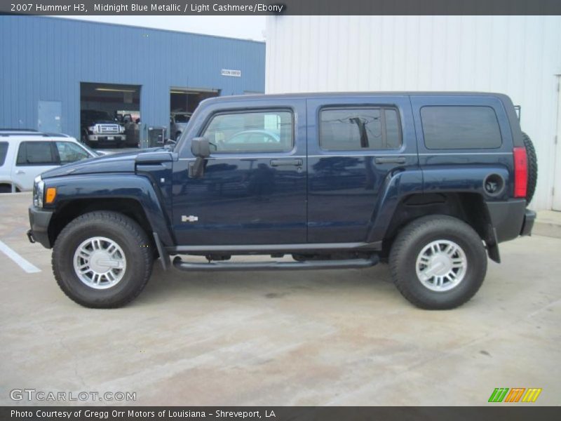 Midnight Blue Metallic / Light Cashmere/Ebony 2007 Hummer H3