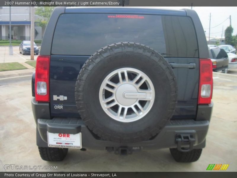 Midnight Blue Metallic / Light Cashmere/Ebony 2007 Hummer H3