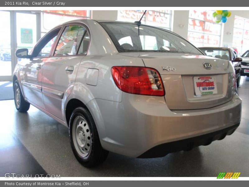 Clear Silver / Gray 2011 Kia Rio