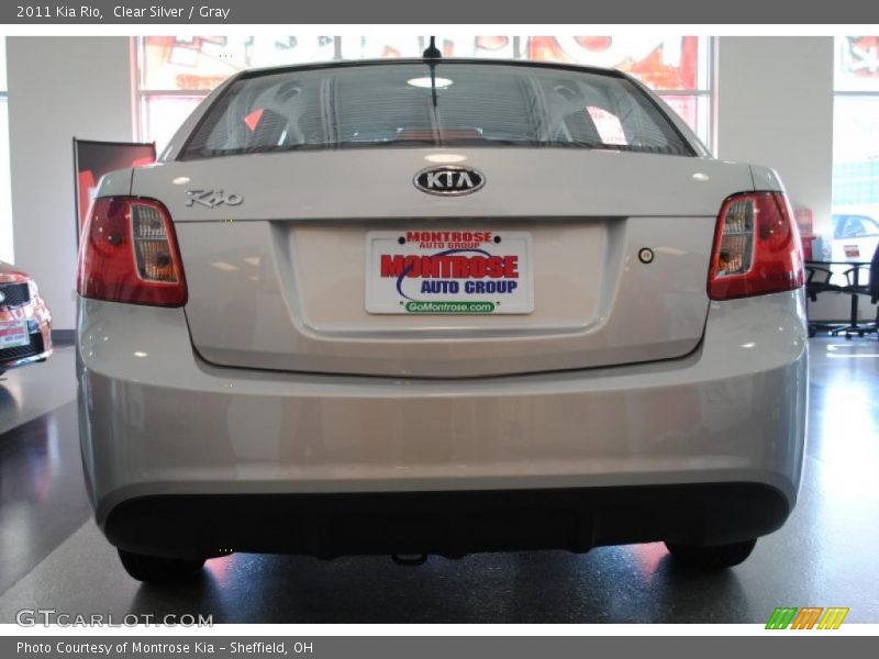 Clear Silver / Gray 2011 Kia Rio