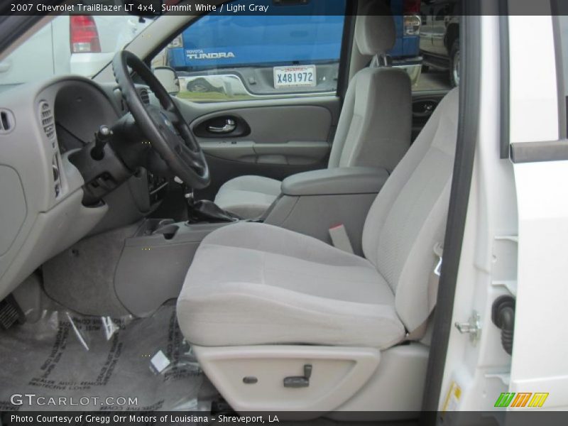 Summit White / Light Gray 2007 Chevrolet TrailBlazer LT 4x4