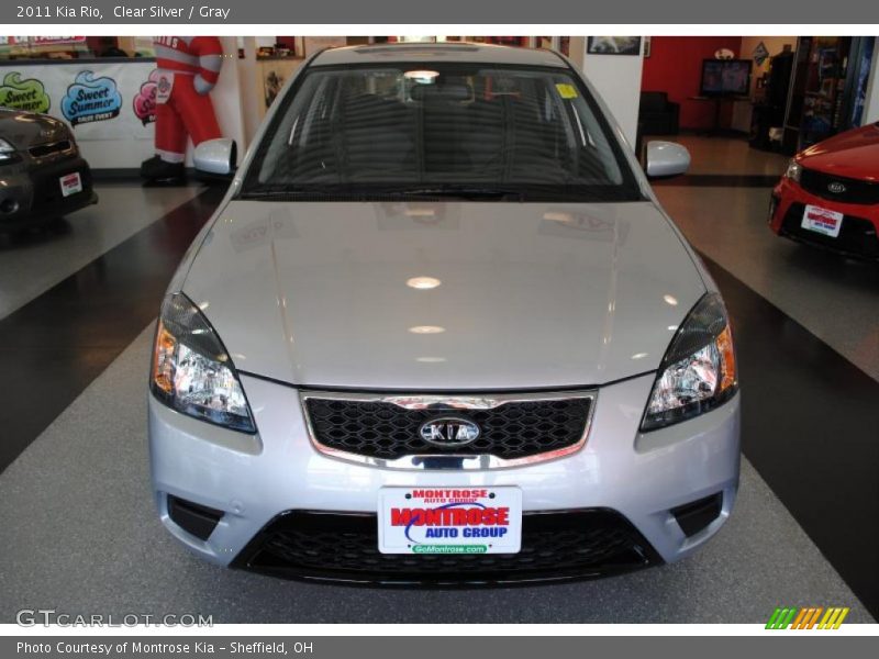 Clear Silver / Gray 2011 Kia Rio