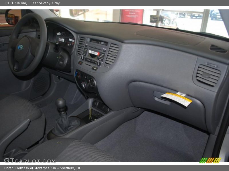 Clear Silver / Gray 2011 Kia Rio