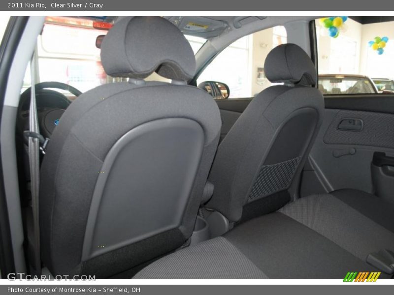 Clear Silver / Gray 2011 Kia Rio