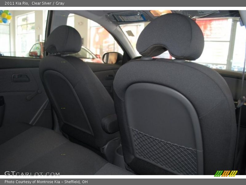 Clear Silver / Gray 2011 Kia Rio