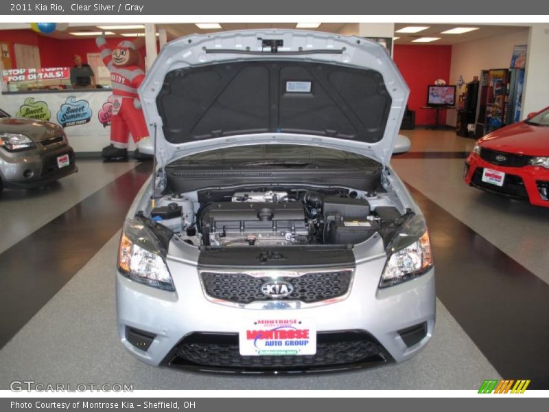 Clear Silver / Gray 2011 Kia Rio
