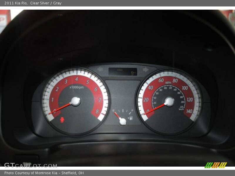 Clear Silver / Gray 2011 Kia Rio
