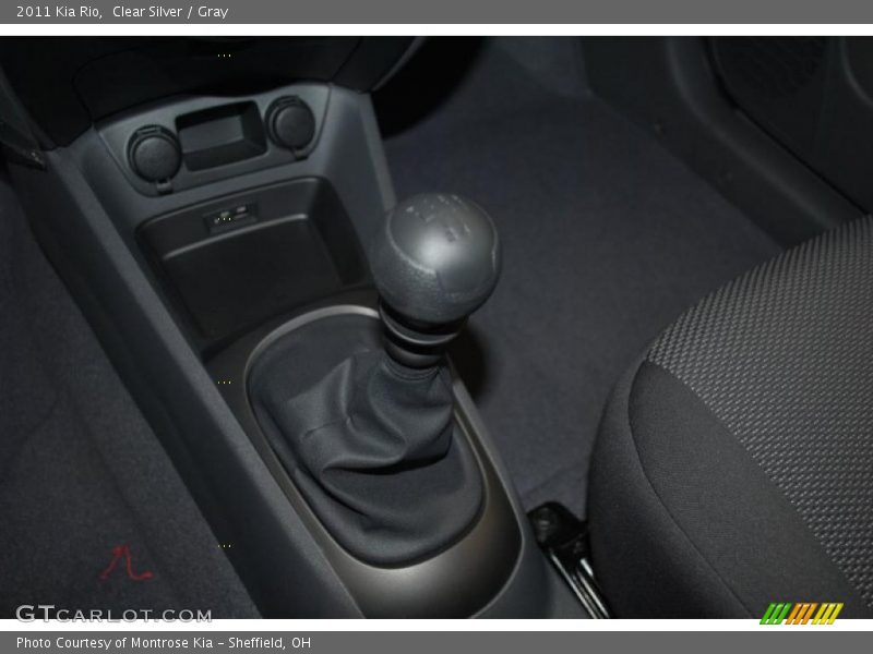 Clear Silver / Gray 2011 Kia Rio