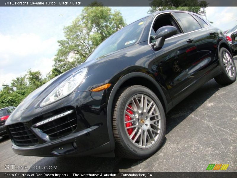 Black / Black 2011 Porsche Cayenne Turbo