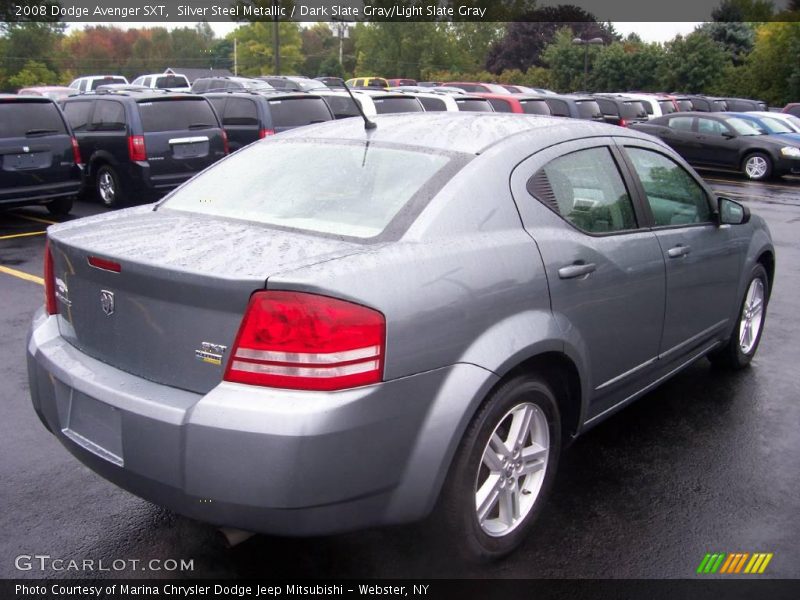 Silver Steel Metallic / Dark Slate Gray/Light Slate Gray 2008 Dodge Avenger SXT
