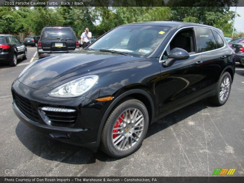 Black / Black 2011 Porsche Cayenne Turbo