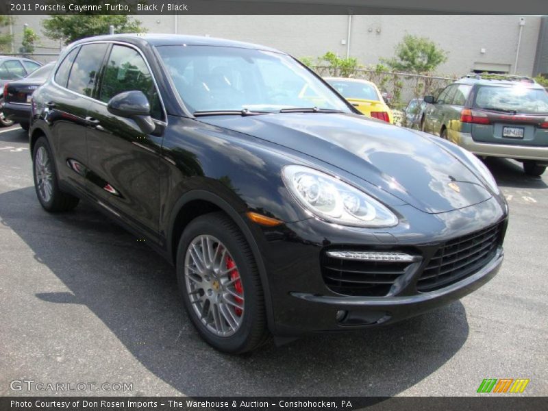 Black / Black 2011 Porsche Cayenne Turbo