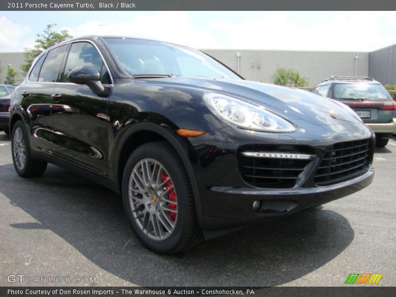 Black / Black 2011 Porsche Cayenne Turbo
