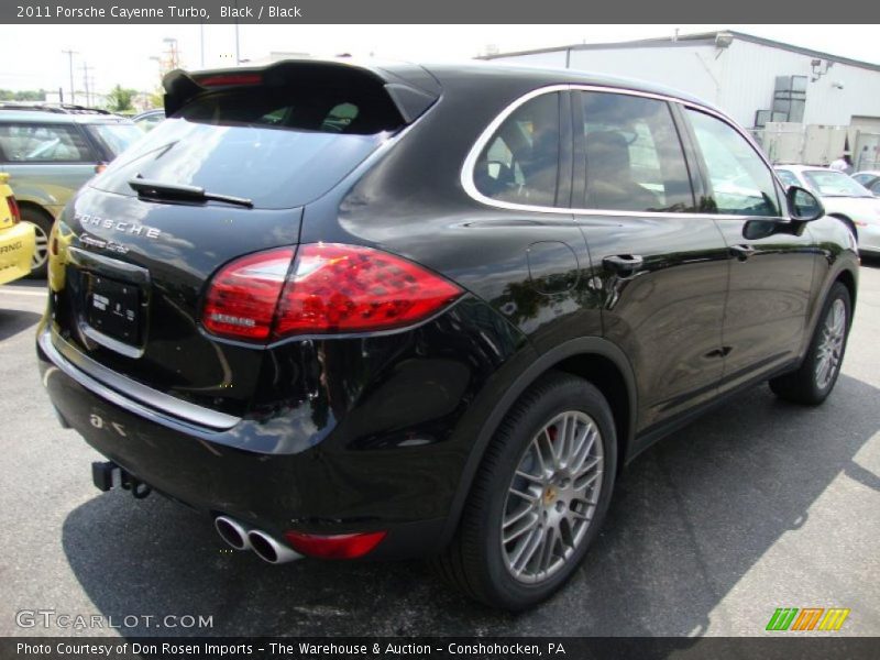 Black / Black 2011 Porsche Cayenne Turbo