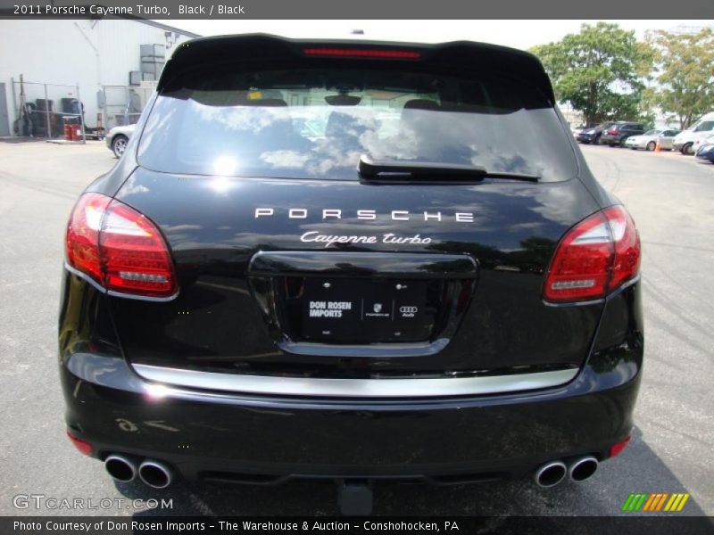 Black / Black 2011 Porsche Cayenne Turbo