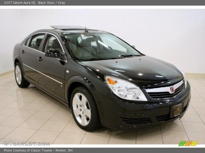 Black Onyx / Gray 2007 Saturn Aura XE