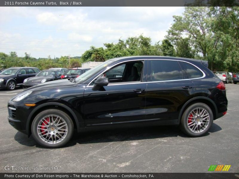 Black / Black 2011 Porsche Cayenne Turbo