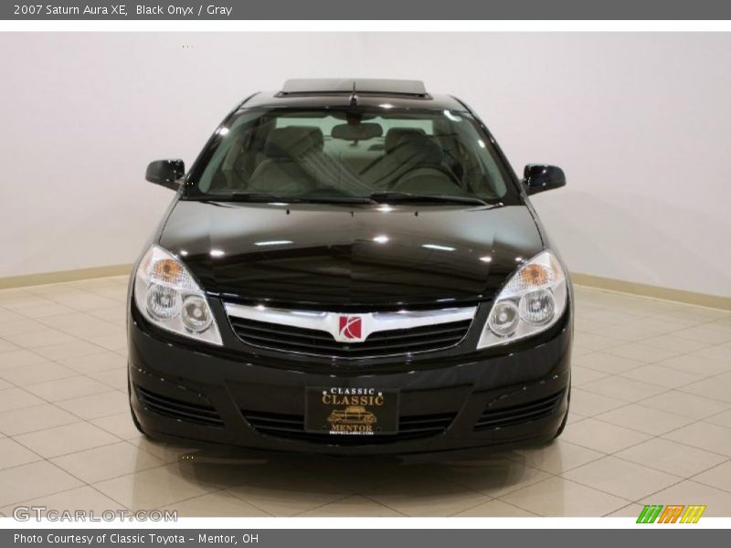 Black Onyx / Gray 2007 Saturn Aura XE