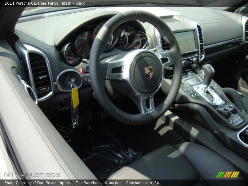 Black / Black 2011 Porsche Cayenne Turbo
