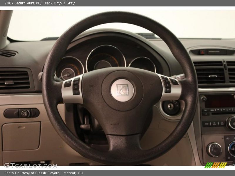 Black Onyx / Gray 2007 Saturn Aura XE