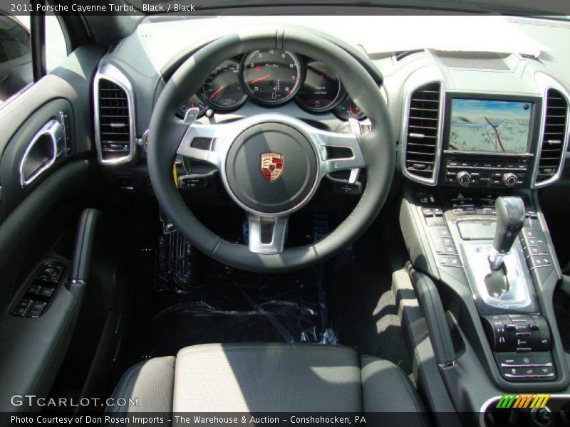 Black / Black 2011 Porsche Cayenne Turbo