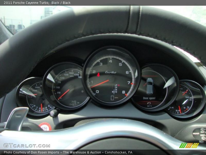 Black / Black 2011 Porsche Cayenne Turbo