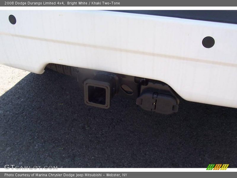 Bright White / Khaki Two-Tone 2008 Dodge Durango Limited 4x4