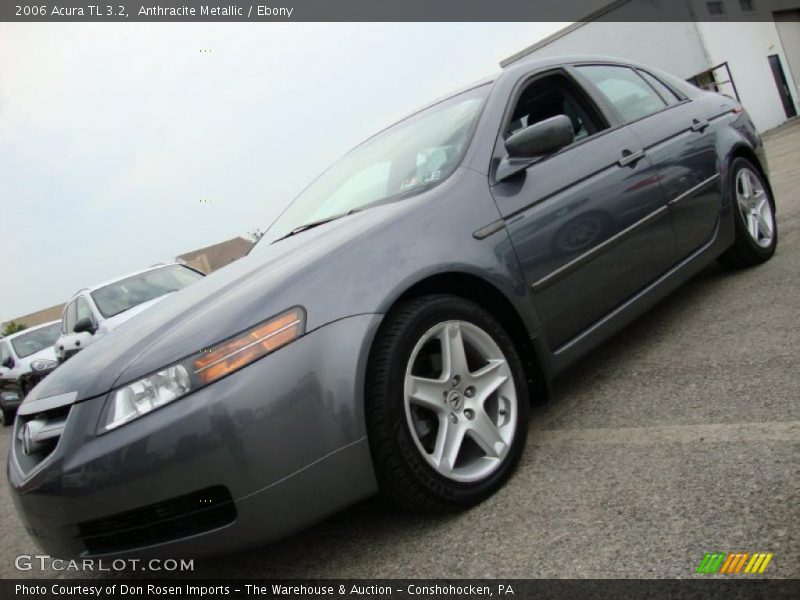 Anthracite Metallic / Ebony 2006 Acura TL 3.2