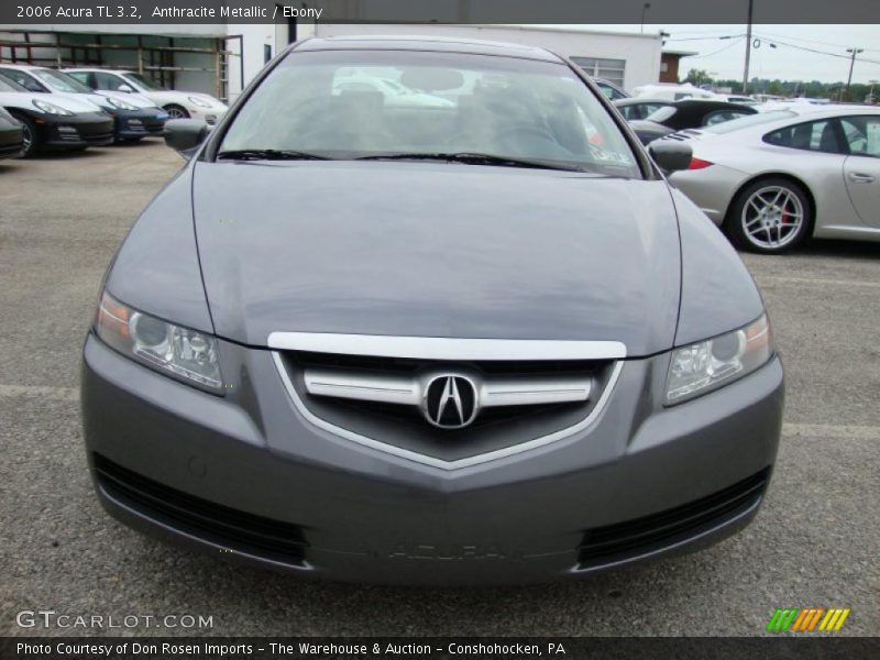 Anthracite Metallic / Ebony 2006 Acura TL 3.2