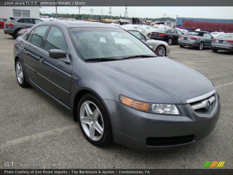 Anthracite Metallic / Ebony 2006 Acura TL 3.2