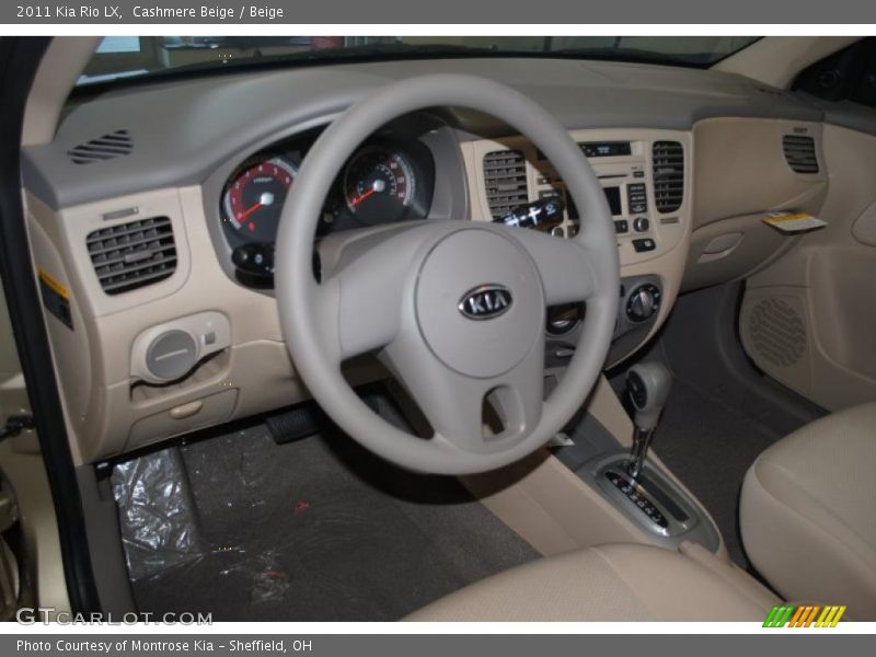 Cashmere Beige / Beige 2011 Kia Rio LX