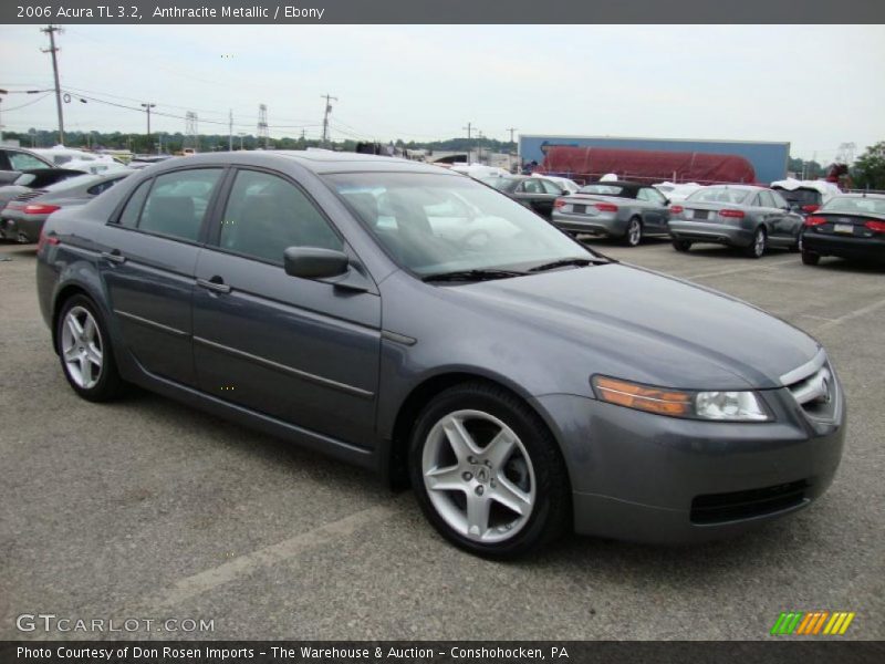 Anthracite Metallic / Ebony 2006 Acura TL 3.2