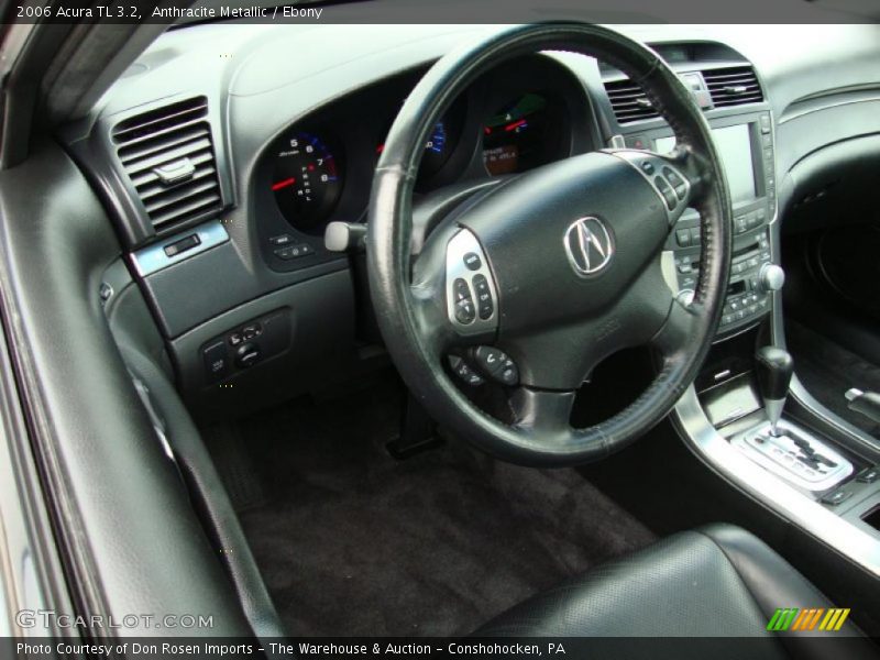 Anthracite Metallic / Ebony 2006 Acura TL 3.2