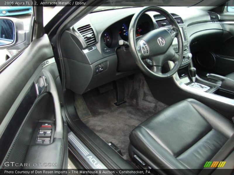 Anthracite Metallic / Ebony 2006 Acura TL 3.2