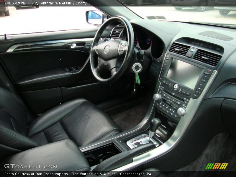 Anthracite Metallic / Ebony 2006 Acura TL 3.2