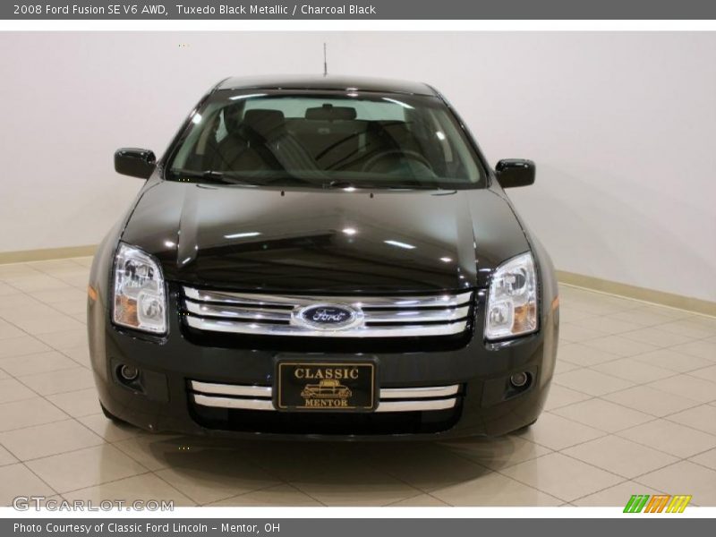 Tuxedo Black Metallic / Charcoal Black 2008 Ford Fusion SE V6 AWD