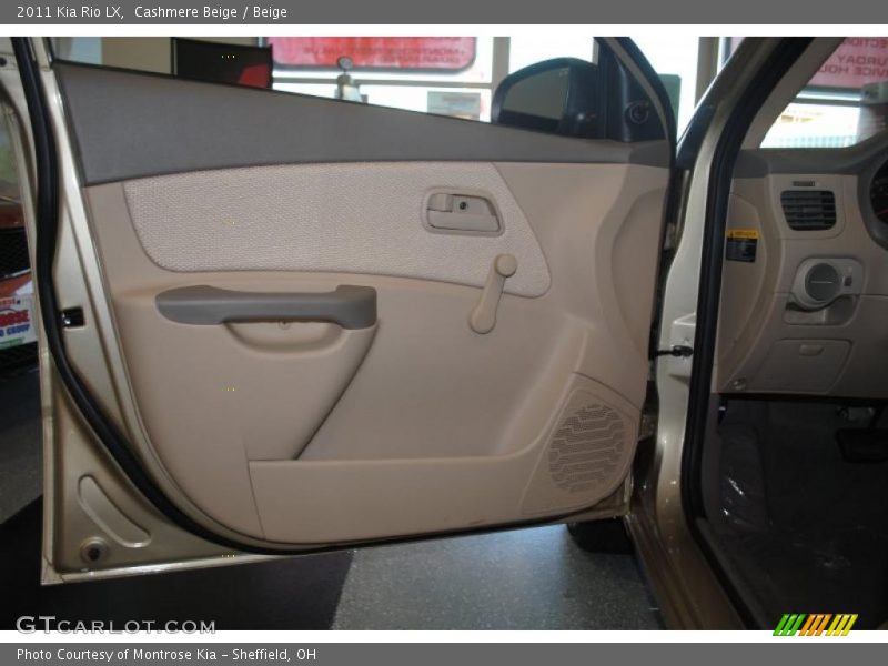 Cashmere Beige / Beige 2011 Kia Rio LX